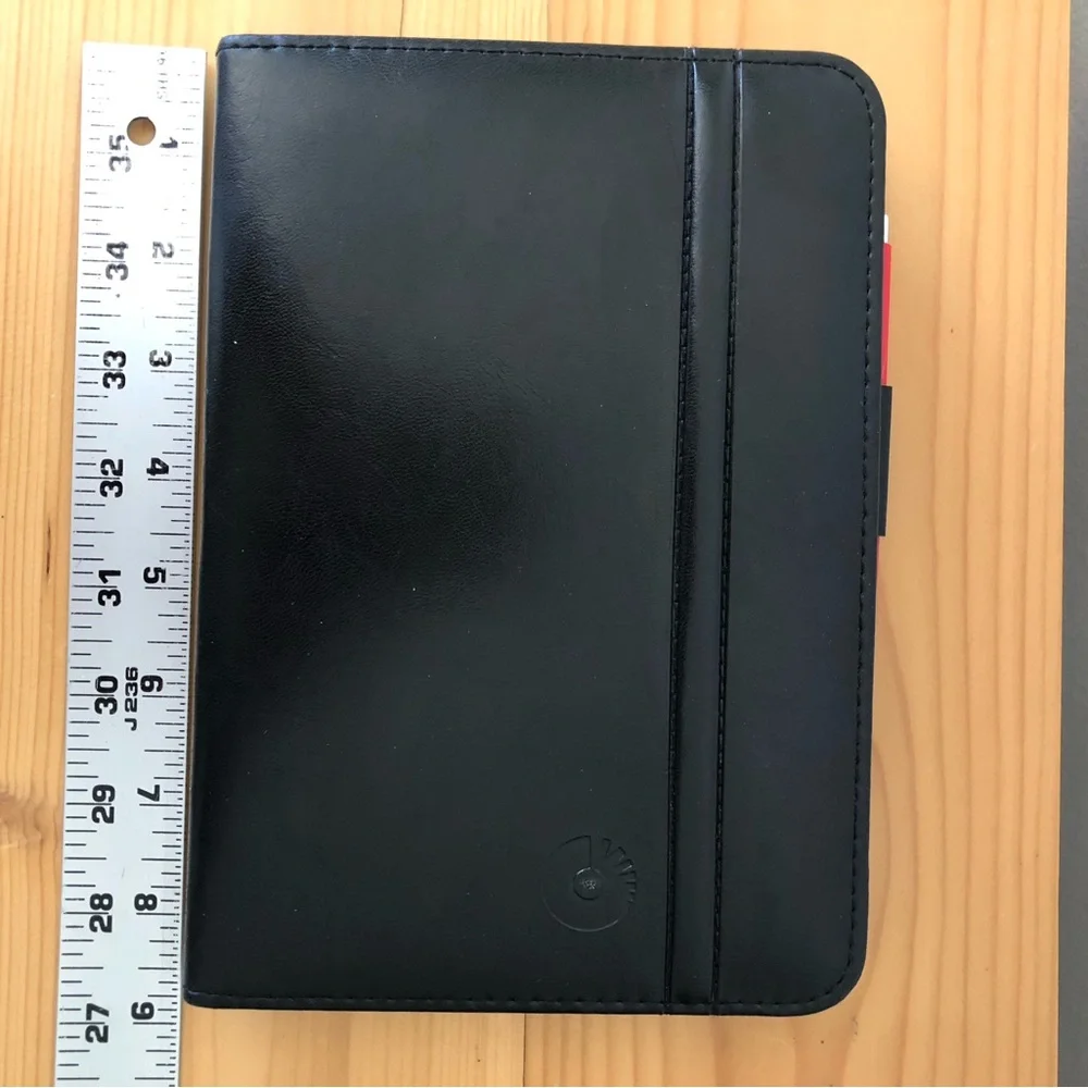 Rolodex Black Leather Business Card Organizer